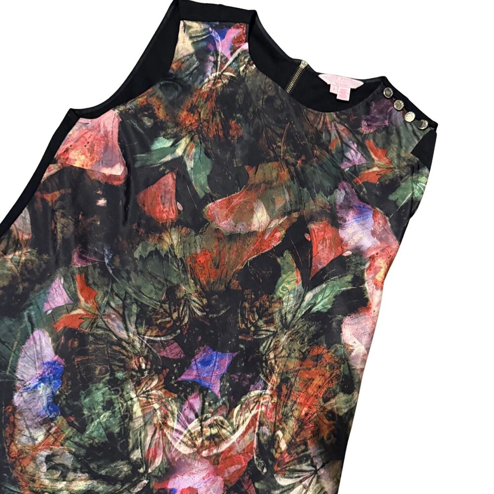 Ted Baker London Sleeveless Butterfly Cape Dress – Size 2 - Picture 4 of 8